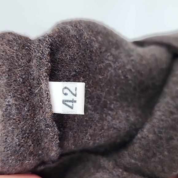 Peserico Made In Italy Button Down 100% Blazer Brown Size 6 - Picture 8 of 10